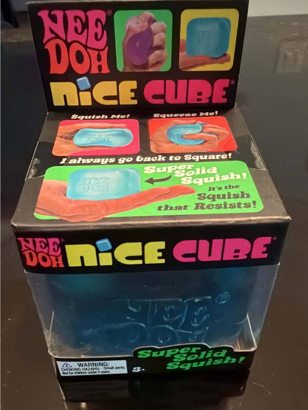 New! Nee Doh ice blue cube.